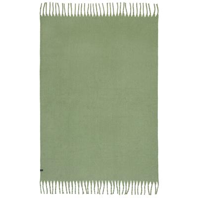 Wohndecke "Plenty", grün, B:140cm L:200cm, 100% Polyester, SCHÖNER WOHNEN-KOLLEKTION, Wohndecken, Wohndecke, mit langen Fransen