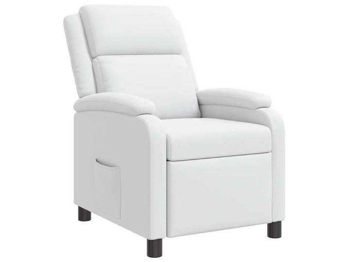 Blanc Fauteuil inclinable Blanc Simili cuir(VIDAXL)_30059