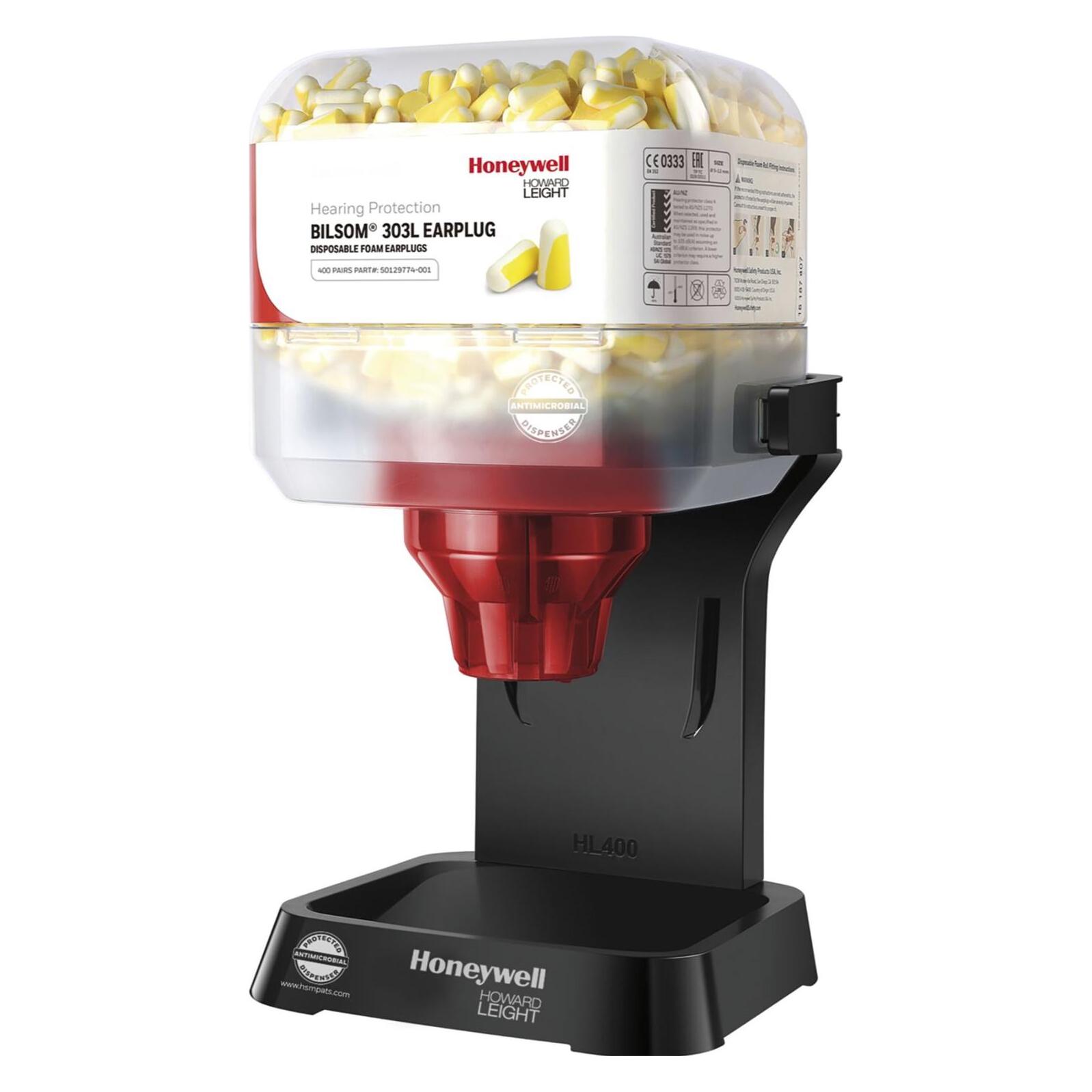 Honeywell Gehörschutzspender HL400-AM antimikrobiell m.400 PA Bilsom 303 L (1006203-AM)