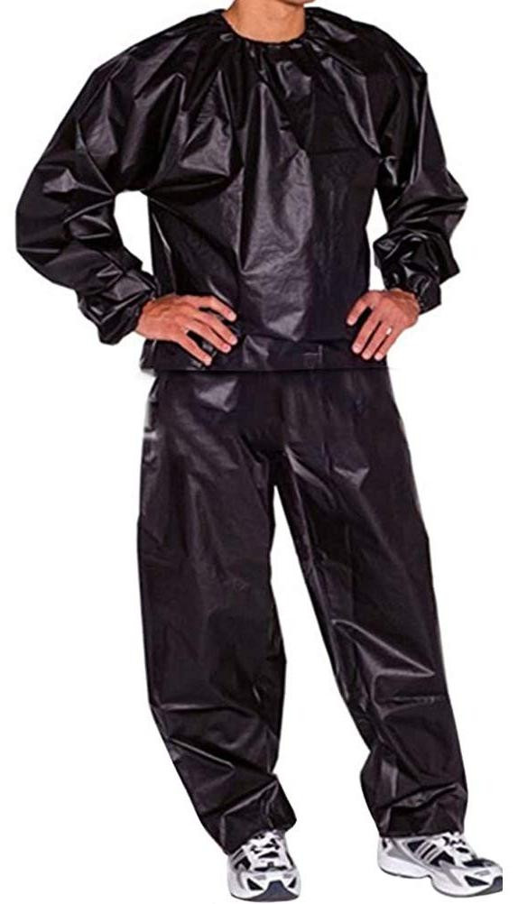 Merkloos Sauna Pak voor Volledige Lichaamsfitness en Training - 2XL - Zwart