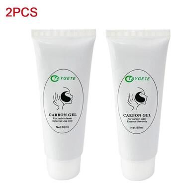 Inspired Finds Carbon Peel Black Gel Mask For ND YAG Laser Deep Cleansing & Skin Rejuvenation 2pcs