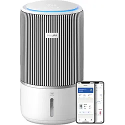 PHILIPS AC3420/10 PureProtect Water 2-in-1 3400 Series Luftreiniger Arktisweiß (43 Watt, Raumgröße: 78 m2, HEPA-, Aktivkohle-, Vorfilter)