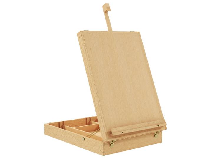 ComfortXL Tischstaffelei De-08999 Natur, Naturfarben, Holz, 41.5x74.5x27 cm, Dekoration, Malbedarf & Bastelbedarf