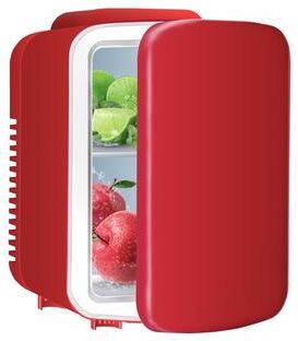 / 4L Red Mini Fridge Portable Cooler Warmer Freon-Free Storage