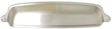 "Utopia Alley Nicholas Pull Handle -Brushed Nickel - Metal Drawer Pull Handle, 5.0"" Center to Center"