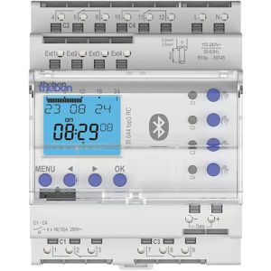 Theben Zeitschaltuhr TR 644 top3 BLE RC, digital, Hutschiene, 4 Kanal, Bluetooth