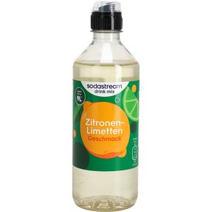 Sodastream Sirup Zitrone-Limette, Getränkesirup für ca. 9 Liter Fertiggetränk, 440 ml