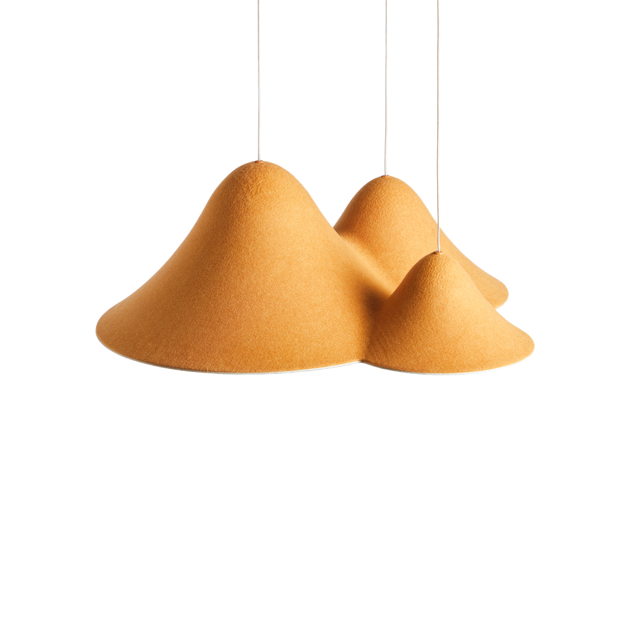 LOOM Design LED-Pendelleuchte PANORAMA SMALL 60,3cm Gelb/Grau 850-002 5712802226216