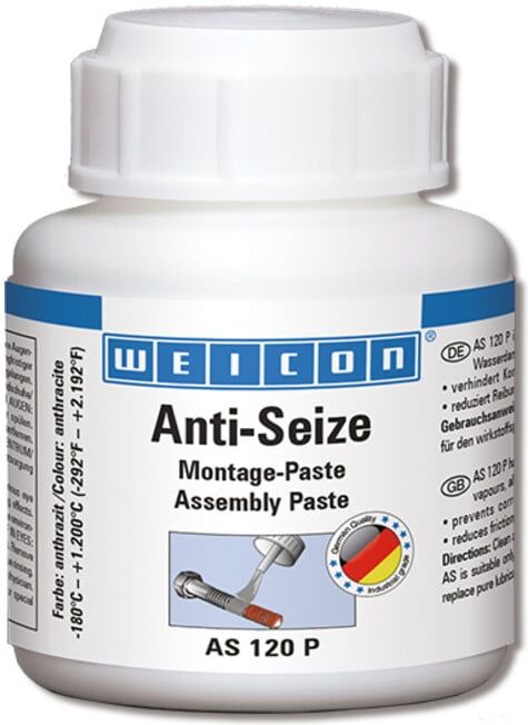 WEICON Montagepaste Anti-Seize für Schraubverbindungen 120 g Tube, 26000012)