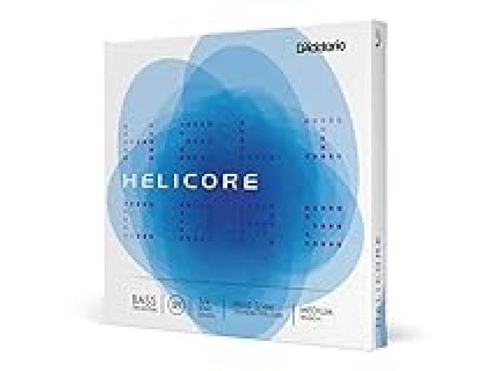 D'Addario Bowed Jeu de cordes pour contrebasse orchestre D'Addario Helicore manche 3/4 tension Medium