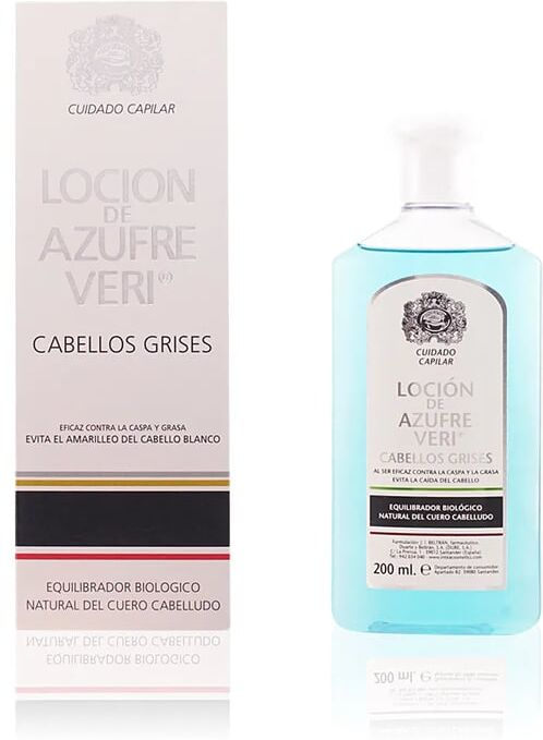 Azufre Veri Loção Equilibrante Cabelo Cinzento 200 ml