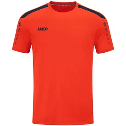 JAKO, Unisex, Sportshirt, Trikot Power KA (128), Rot, Blau, Orange