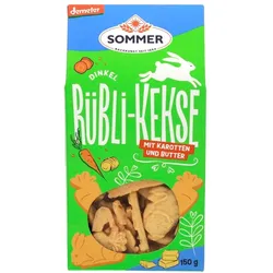Dinkel Rübli Kekse mit Karotten und Butter 150g