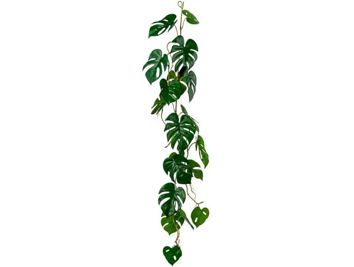 Kunstgirlande CREATIV GREEN Split-Philodendron-Girlande , grün, L:104cm Ø:25cm, Kunststoff, Kunstpflanzen, Kunstgirlande