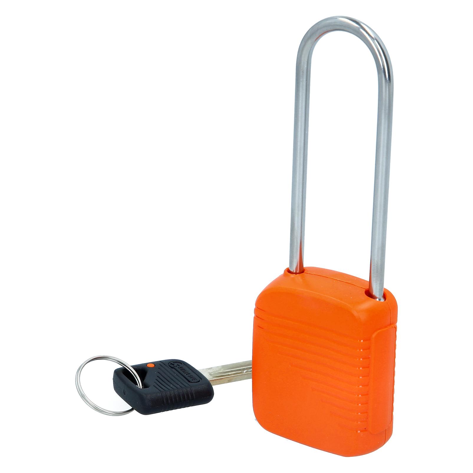 KS Tools Absperr-Vorhängeschloss, orange, Metall, 76 mm (117.0219)