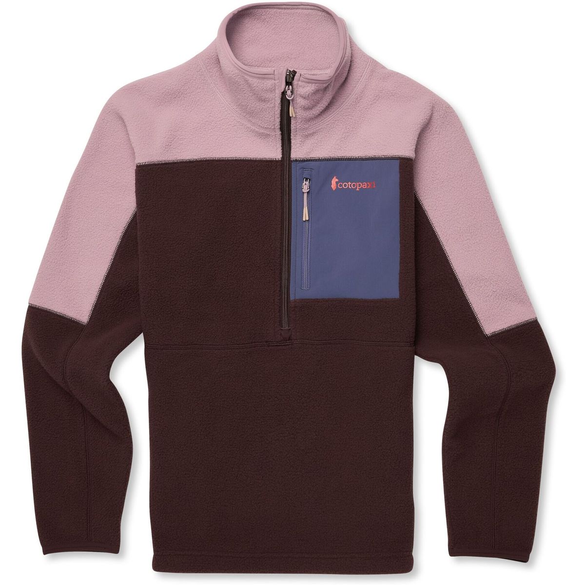 Cotopaxi Abrazo Fleece Half-zip Jacket - Womens Women quartz and coffee S DOR-QTZCF-W-S