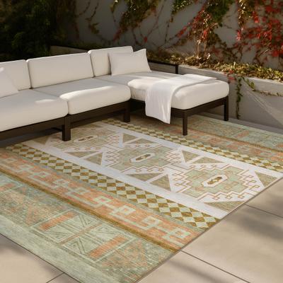 Addison Rugs Machine Washable Indoor/ Outdoor Global Rico Chantille Rug