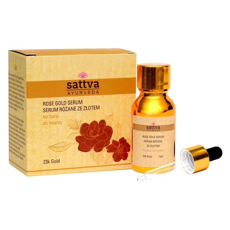 Sattva Ayurveda Rose Gold Rose Serum With Gold For Face 15Ml (15 ml) (33426303)