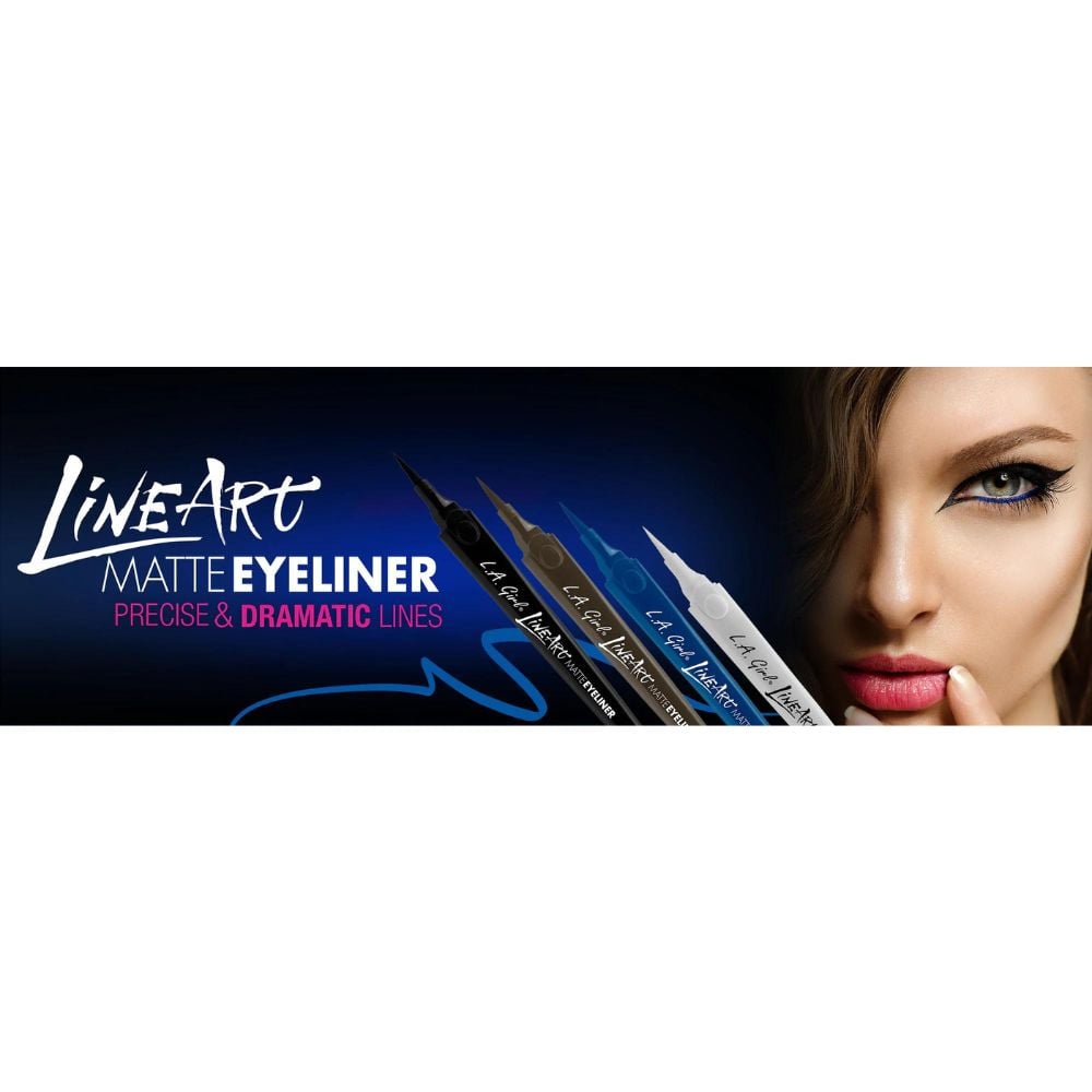 L.A. Girl Line Art Matte Eyeliner Quick Drying 0,4mL Cobalt