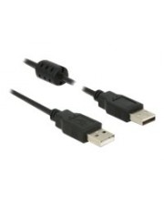 Delock USB-Kabel USB M bis M 2.0 50 cm Schwarz (84888)