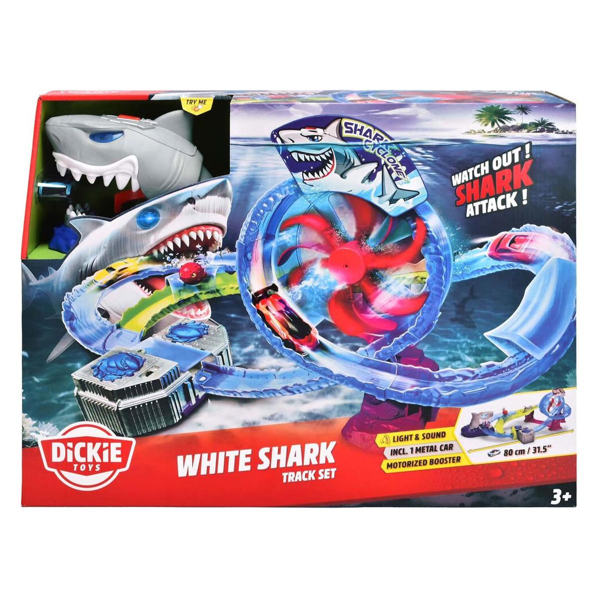Dickie White Shark Track Set (203338002)