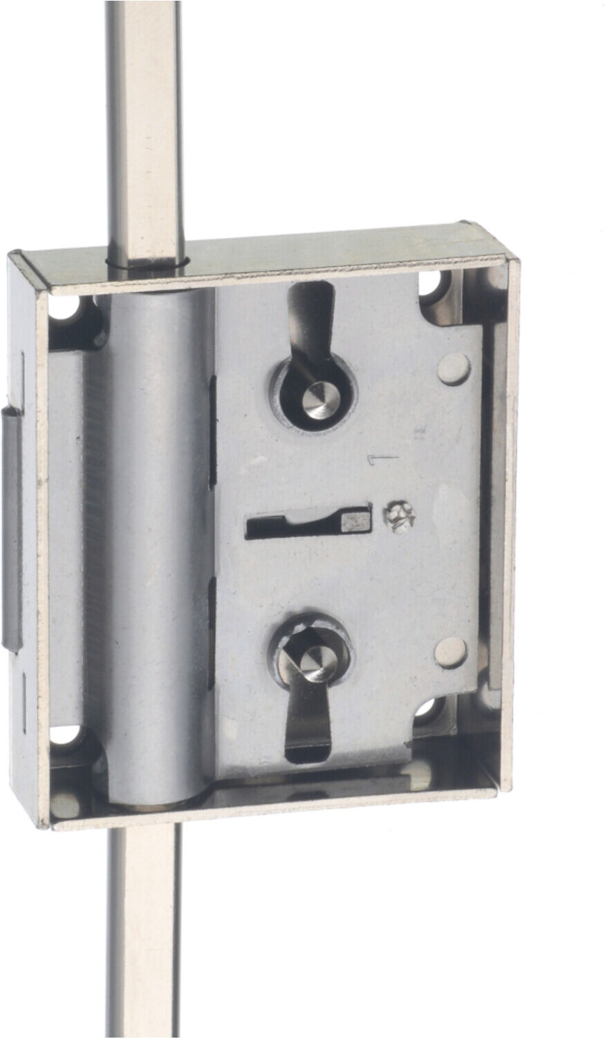 JuNie Möbel-Drehstangenschloss Set 7010,D30 Stahl,vernickelt (7010.30002:Z87.201)