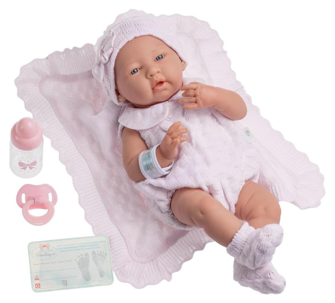 JC Toys Babypop met accessoires, 38 cm
