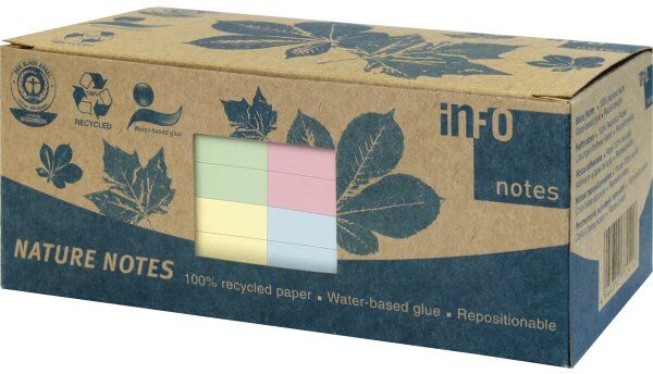 Info Nature Notes   75x75 Mm   Mix