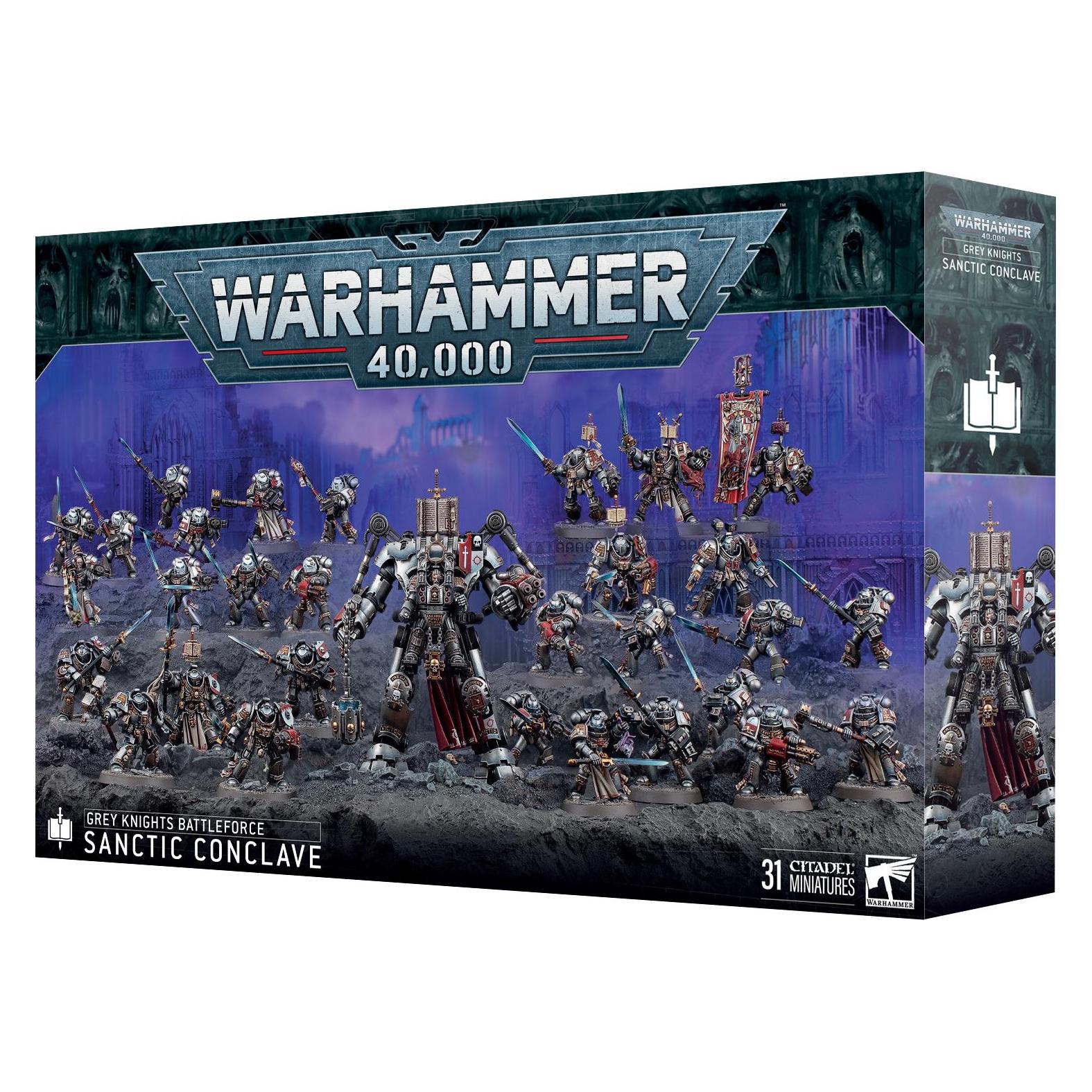 Games Workshop Warhammer 40k - Battleforce Grey Knights Conclave Seraphique (Kunststoff) (57-42)