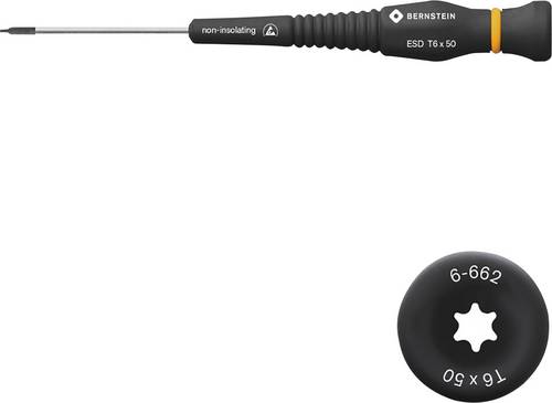 Bernstein Tools for Electronics Elektronik- u. Feinmechanik Torx-Schraubendreher Größe (Schraubendreher) T 6 Klingenlänge: 50mm