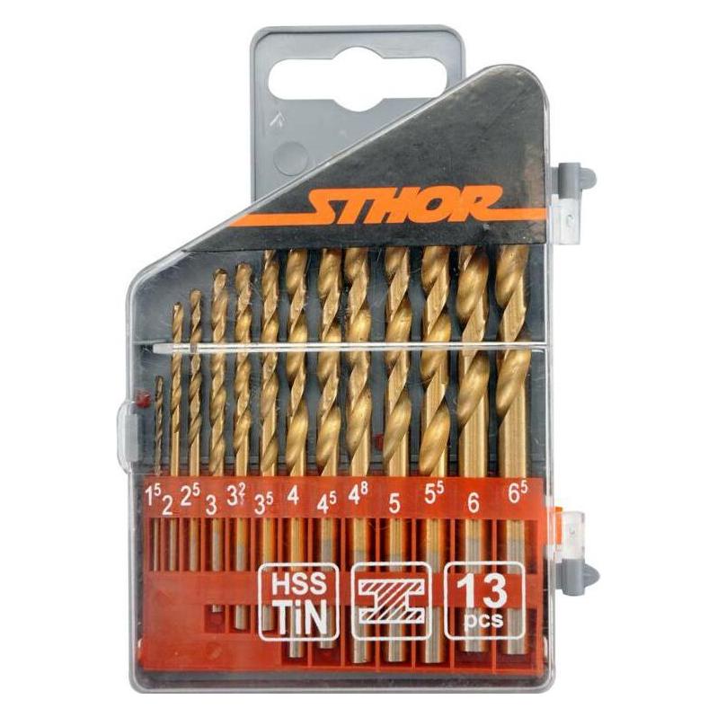 Toya Bohrerset für Metall, 13-teilig Titan (22300)