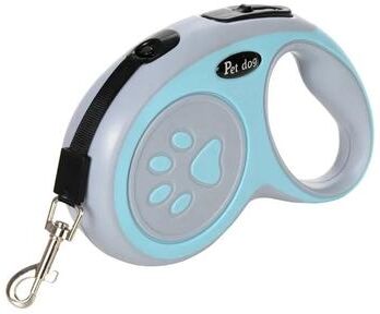 Uplift Essentials Automatic Telescopic Retractable Pet Leash With Matching Chest Harness blue 3m
