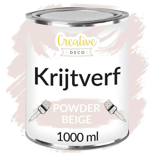 Creative Deco Beige Poeder Krijtverf 1000 ml