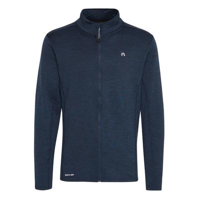 Sweatjacke NORTH BEND "Funktionsjacke NBKalleo M", Herren, Gr. S, blau (navy blazer), Sweatshirts Sweatjacke