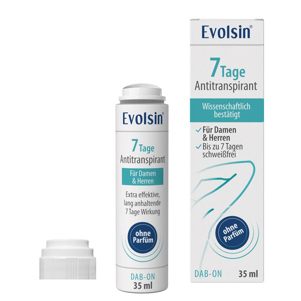 Evolsin 7 Tage Antitranspirant Dab-on ohne Parfüm 35 ml Körperpflege