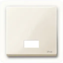 ME SM 432744 - System M, Wippe, IP44, mit Symbolfenster, weiß glänzend