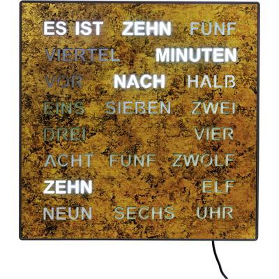 Tischuhr AMS "T1234", schwarz (schwarz,schwarz), Tischuhren, Made in Germany,Büro,Wohnzimmer,Esszimmer, als Wanduhr nutzbar