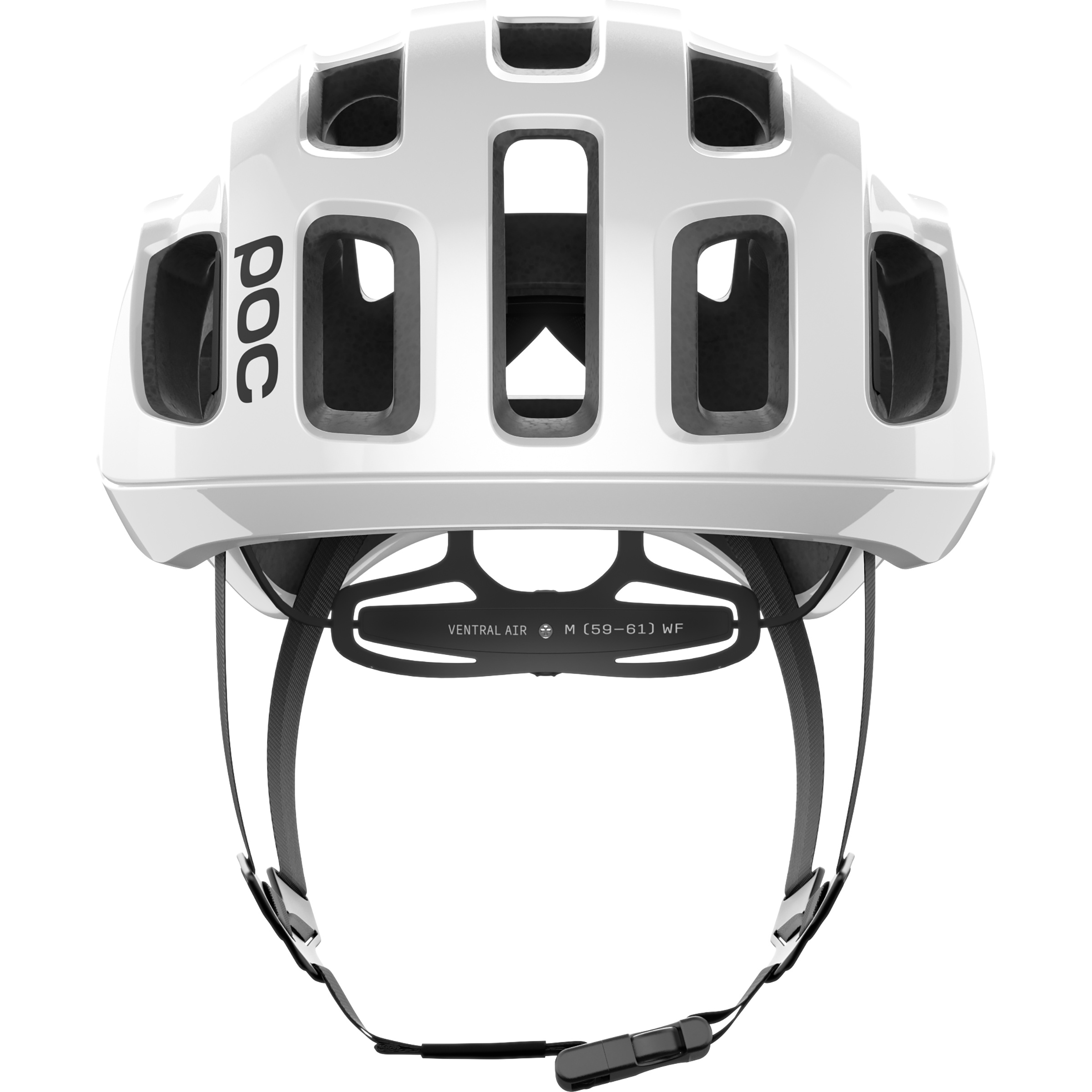 POC Ventral Air WF Mips Fahrradhelm Fahrradhelme weiss Größe 59-61CM Rennrad