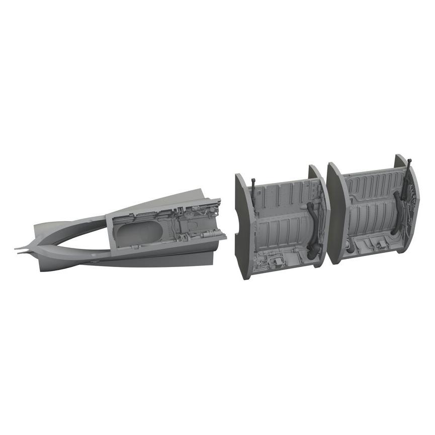 Eduard MiG-21F wheel bays PRINT for (6481172)