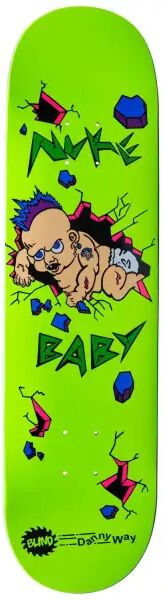 Skateboard Deck Blind Heritage (8.375" - Danny Way Popsicle)  - Yellow;Green - Size: 8.375"