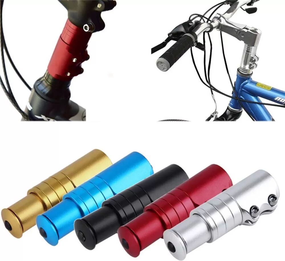 INF Fahrrad Vorbau Erhöhung: Verstellbarer Adapter für mehr Komfort Gelb