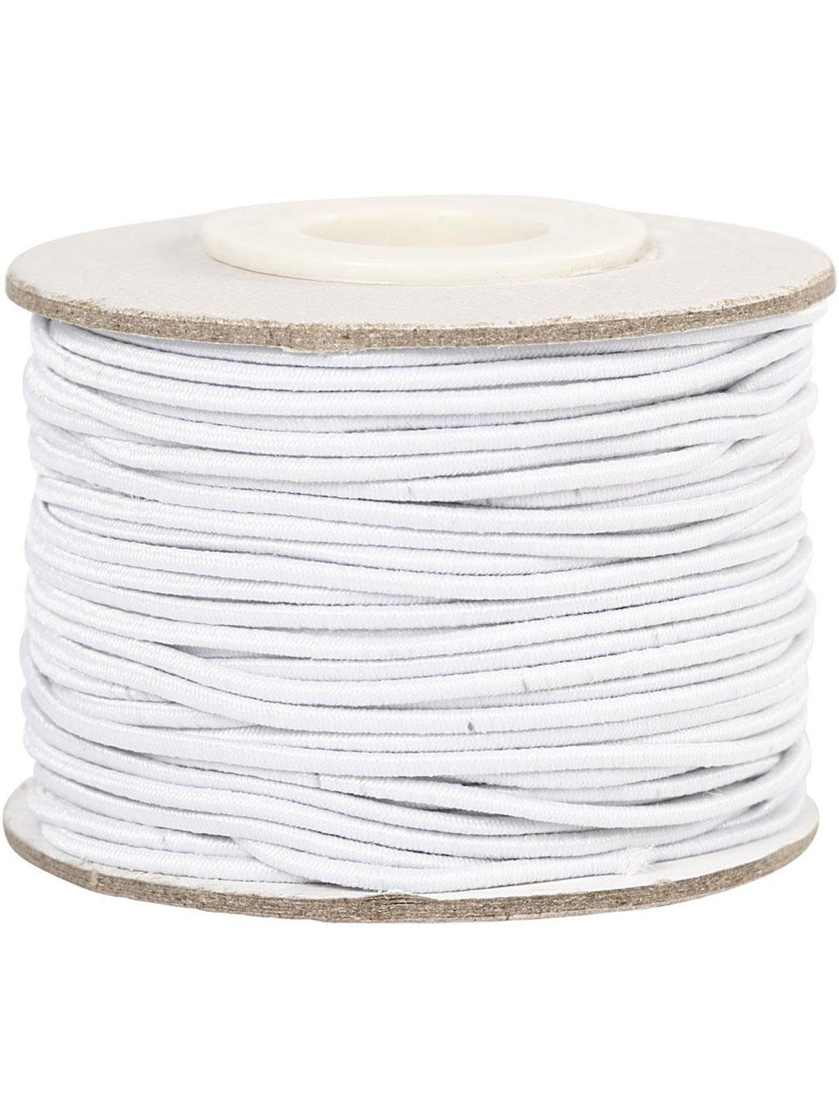 Creativ Company Elastic Thickness 1mm White 25m