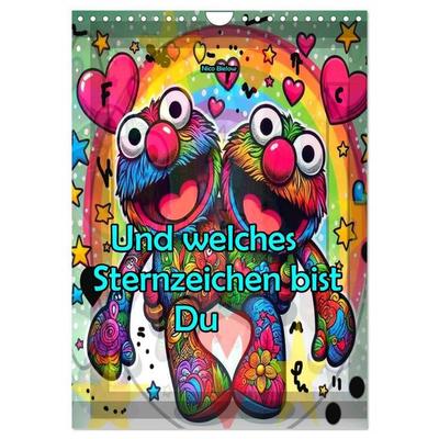 Und welches Sternzeichen bist du (Wandkalender 2027 DIN A4 hoch), CALVENDO Monatskalender