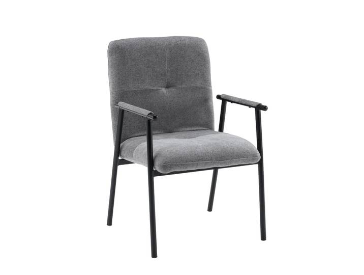 Lifea Flex Stoff - Polsterstuhl Grau