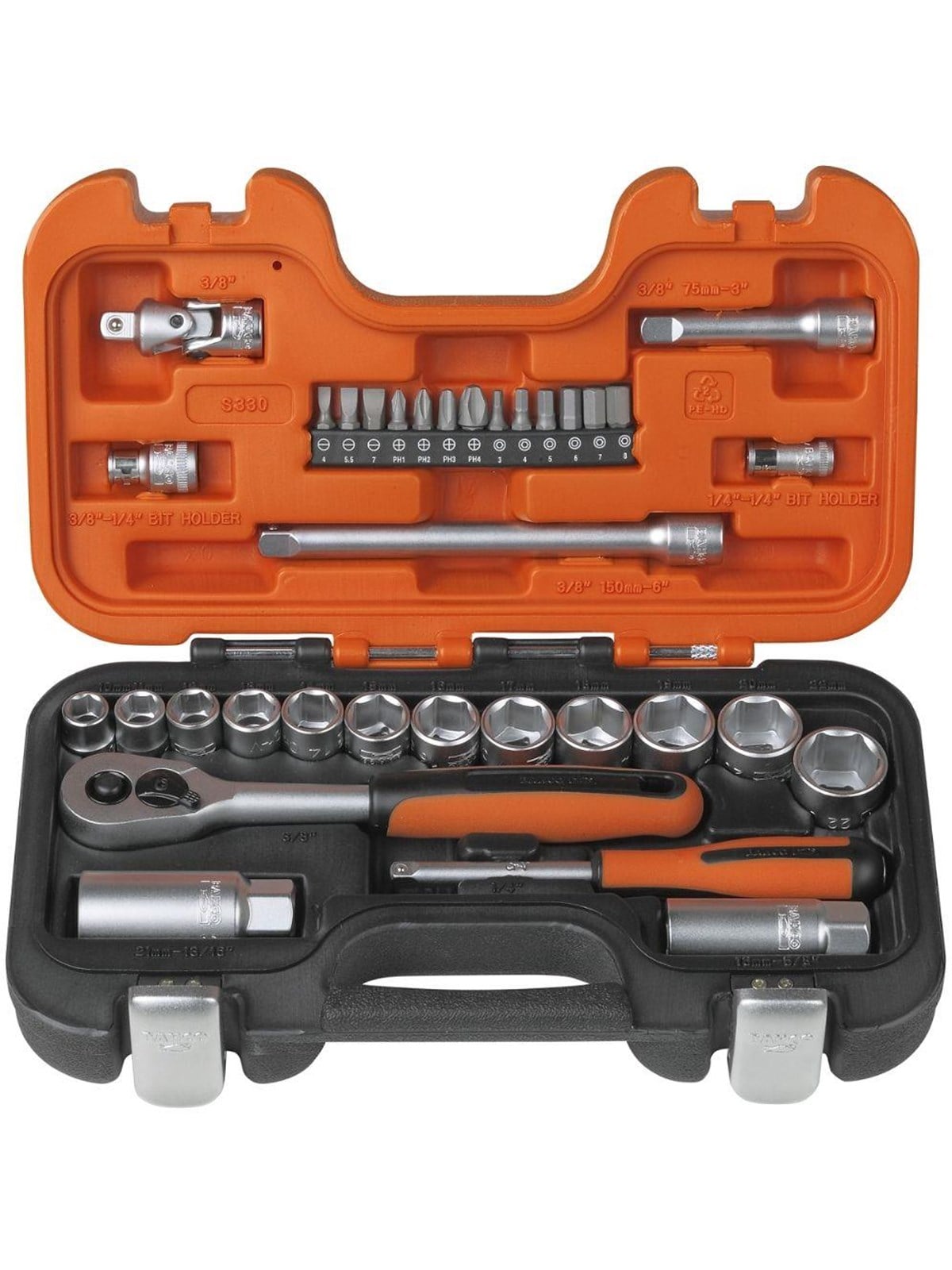 BAHCO Socket set 1/4 & 3/8