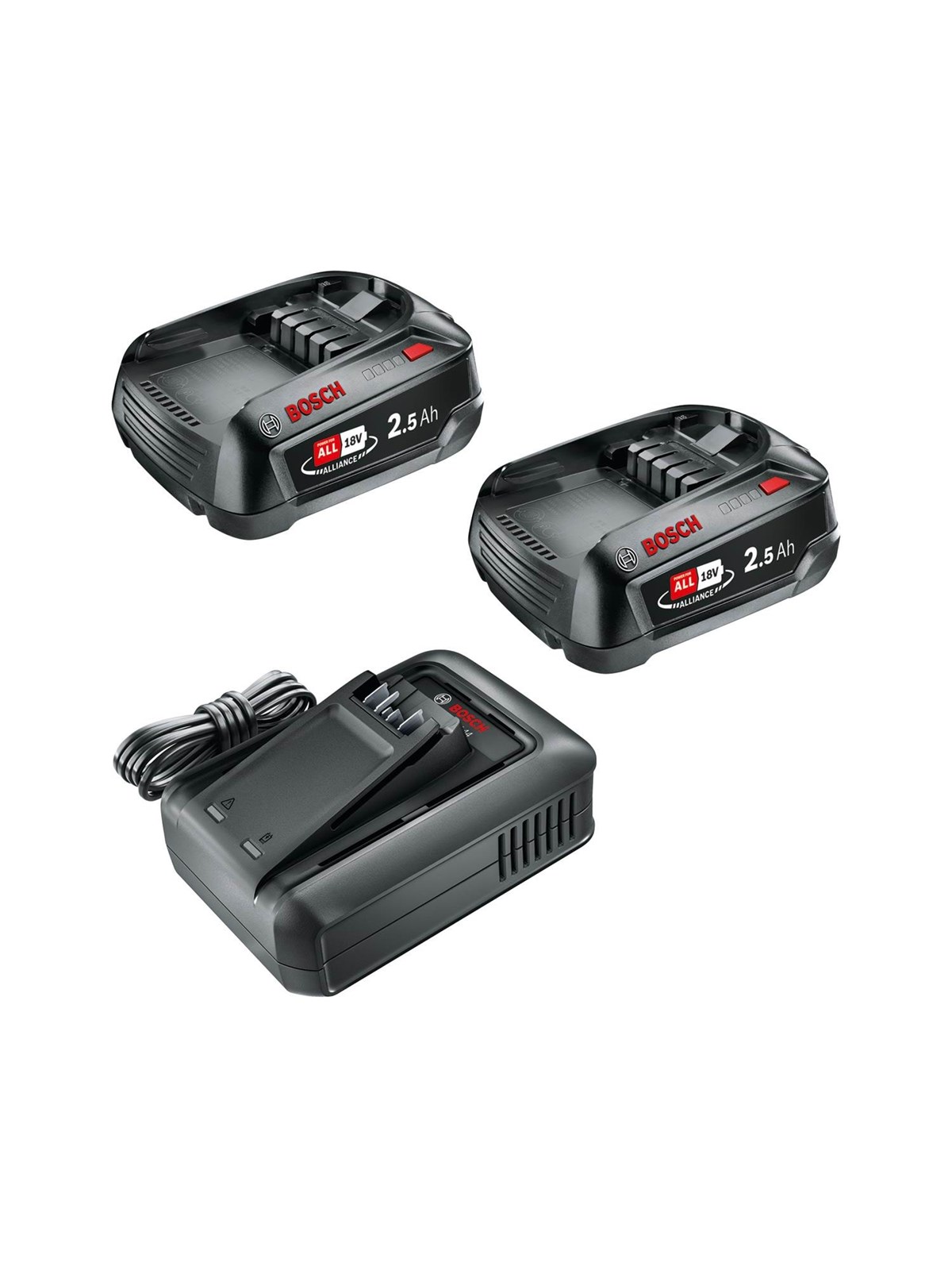 Bosch Battery Starter Set 18V 2x2.5 Ah AL18V-44