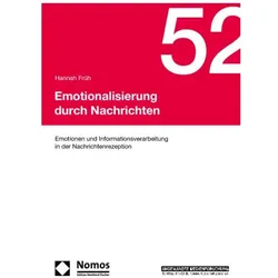 Emotionalisierung durch Nachrichten, Fachbücher von Hannah Früh