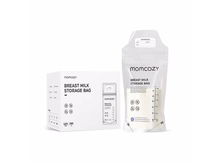 Momcozy MS005-NA00NB Milchbeutel 120 Stk – Stillen/Ernährung – transparent