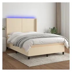 vidaXL, Boxspringbett, Alexandria (Schlichtes Design) (140 x 190 cm)