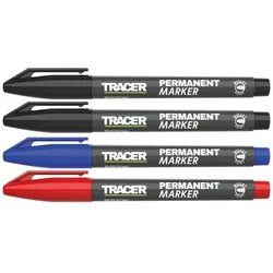 4 Permanentmarker in verschiedenen Farben